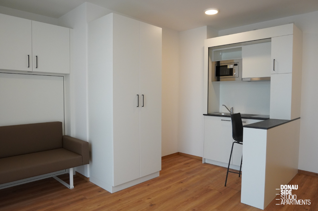 DONAU SIDE: Modernes Studio Apartment mit Terrasse, Fitnessstudio & Co-Working – Ingolstadt – Vorschaubild 2
