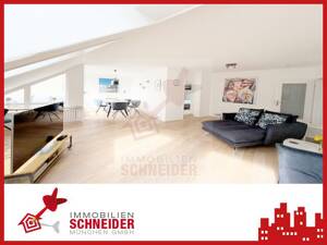 IMMOBILIEN SCHNEIDER - PASING - traumhaft schöne, lichtdurchflutete DG - Wohnung mit Dachterrasse
