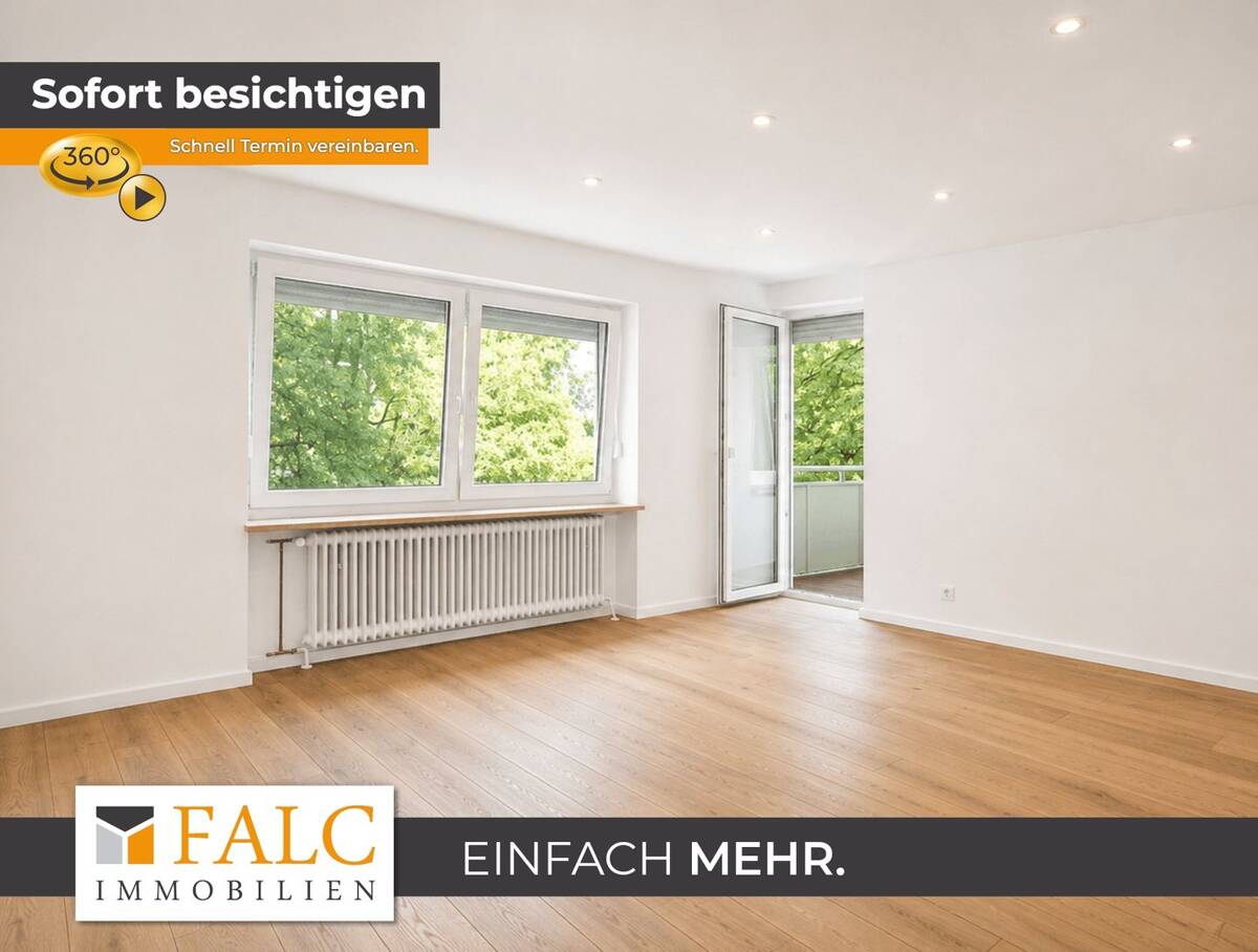 Ankommen & wohlfühlen: Sonnige 3-Zimmer-Wohnung in parkähnlicher Lage – 80997 München – Bild 1 von 9
