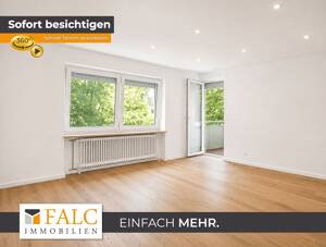 Ankommen & wohlfühlen: Sonnige 3-Zimmer-Wohnung in parkähnlicher Lage