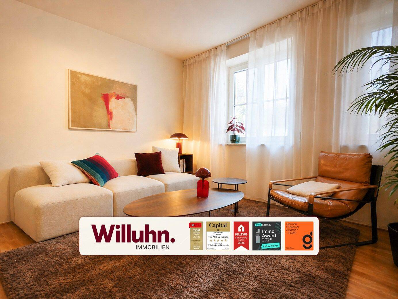 Erstbezug: modern renovierte Maisonette mit Balkon, EBK & Möblierung