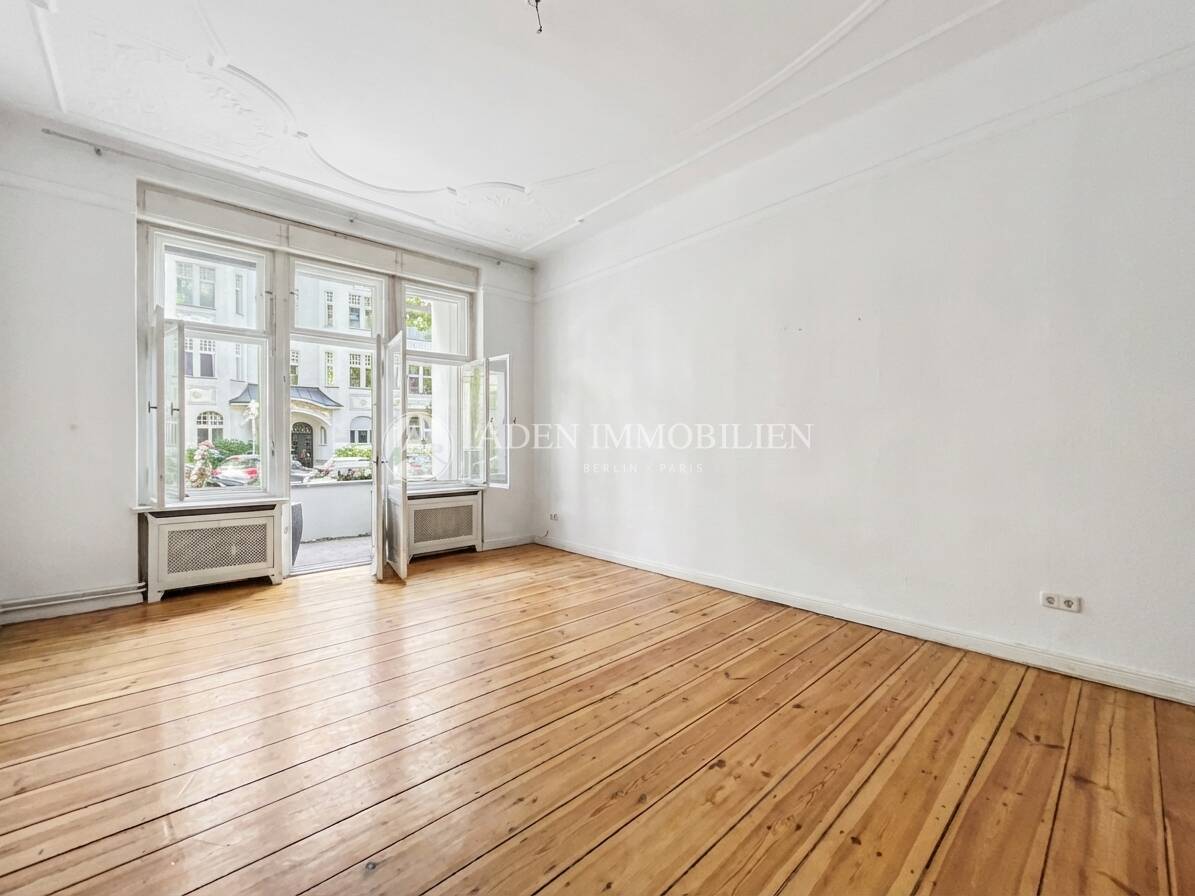 Stuck, Dielen & Flügeltüren: Altbau-Juwel in begehrter Seitenstraße am KuDamm! – Berlin – Vorschaubild 2