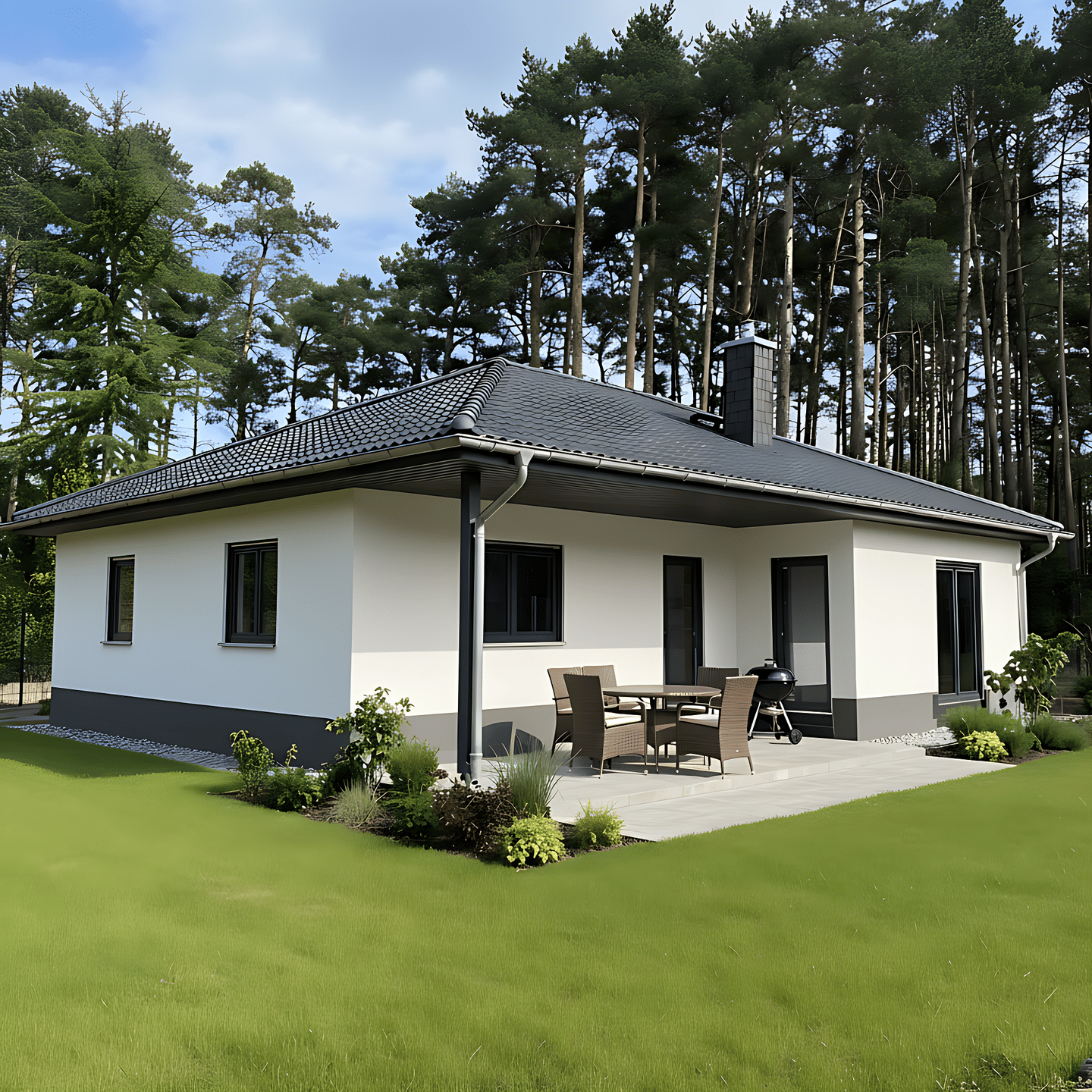 Nur 350m zum Strand! Winkelbungalow auf idyllisch gelegenem Grundstück – Lubmin – Bild 1 von 9