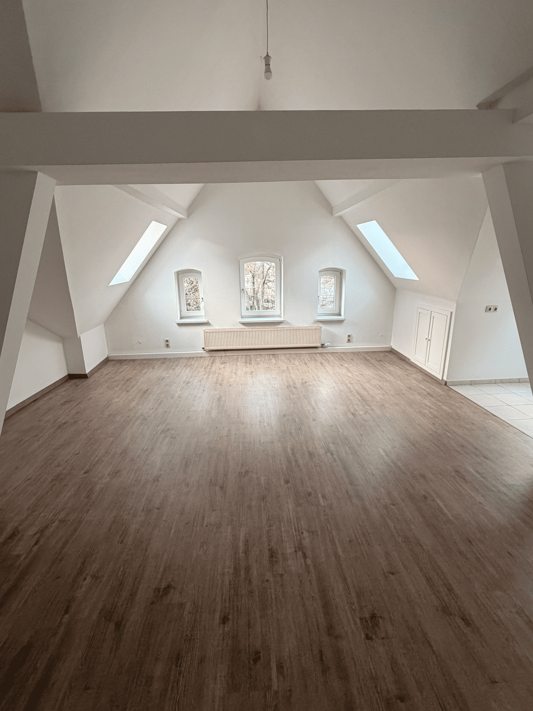 1-Zimmer-Apartment unterm Dach