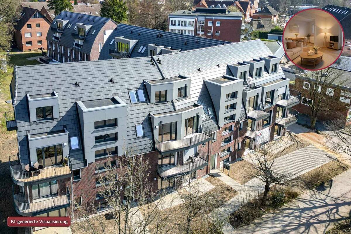 Attraktive Gartenwohnung mit Terrasse im Neubau in Hamburg-Poppenbüttel – 22399 Hamburg – Bild 1 von 9