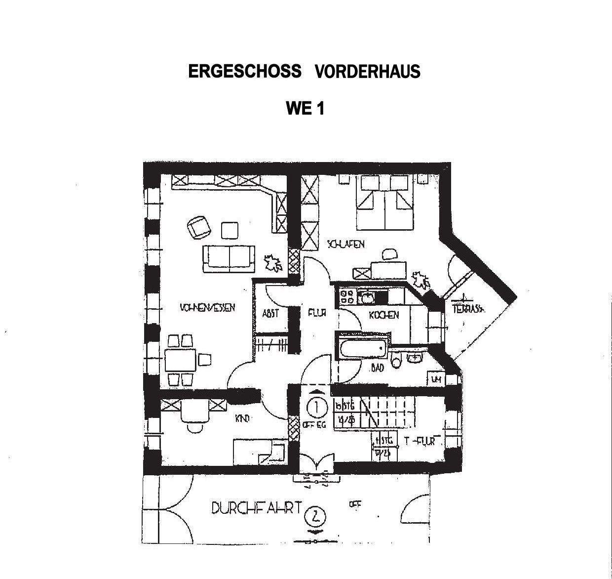 MD-Sudenburg: Großzügige 3 Zimmer- EG-Wohnung im sanierten Altbau - MD-Sudenburg (Wolfb. 47/1) – Magdeburg – Vorschaubild 2