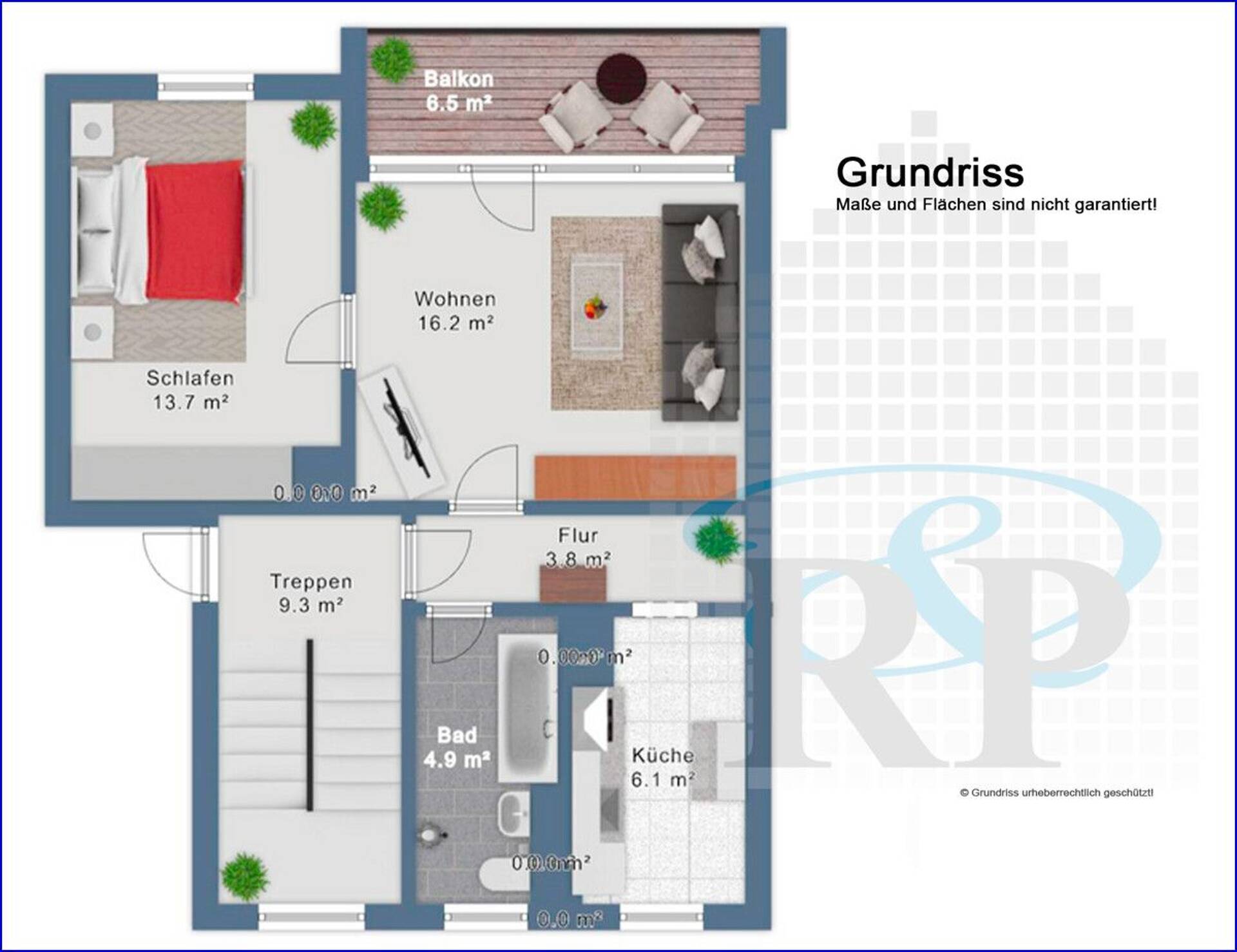 Etagenwohnung in 01587 Riesa mit 48 m² kaufen
