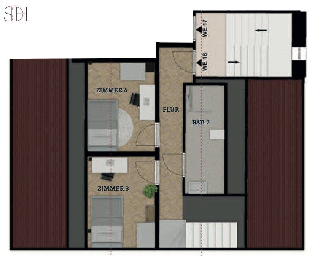 Wunderschöne Denkmalwohnung in Zentrum von Nürnberg - Top Kapitalanlage – Nürnberg – Vorschaubild 3