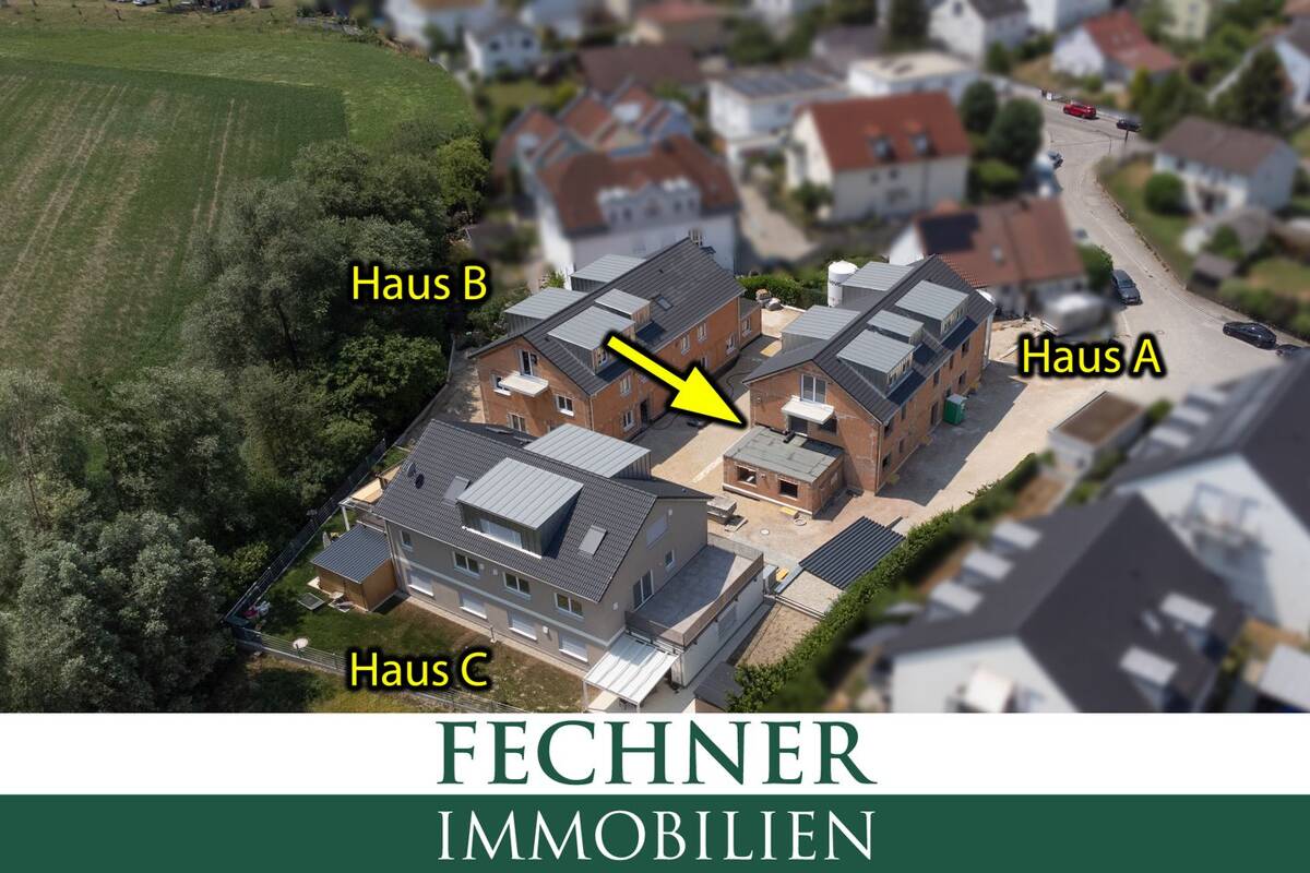 3-ZKB-Wohnung (1. OG, Aufzug) mit XXL-Dachterrasse (25,88m²!), Wallbox vorbereitet, ruhige Lage! – 85051 Ingolstadt – Bild 1 von 9