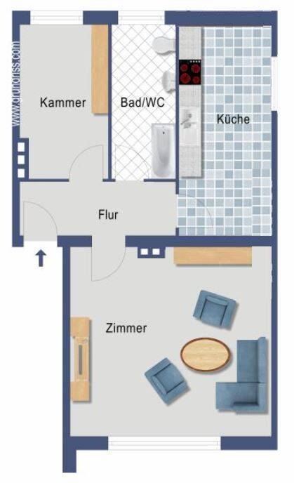 Vermietete Erdgeschoßwohnung in der Nähe vom U-Bahnhof Lindauer Allee – Berlin – Vorschaubild 2