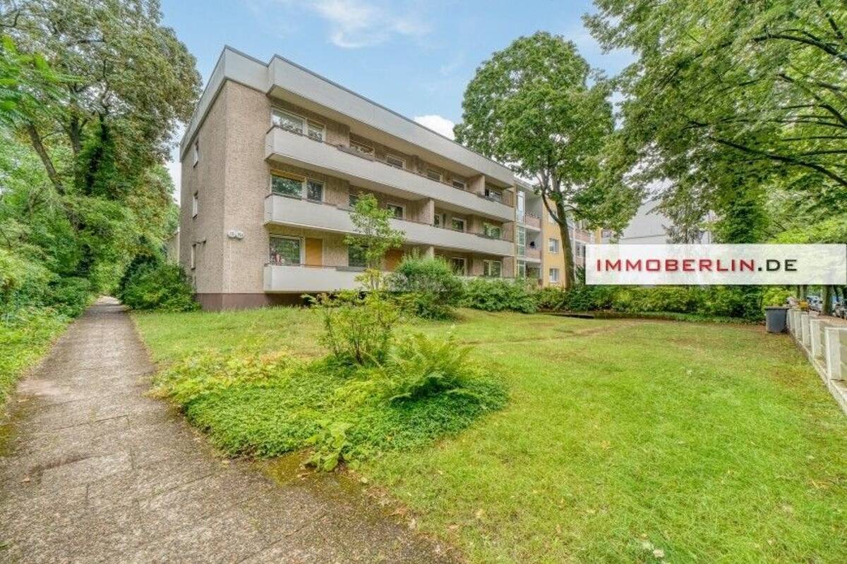 IMMOBERLIN.DE - Komfortable Wohnung mit Südwestbalkon nahe Steglitzer Schloßstraße – 12167 Berlin – Bild 1 von 9
