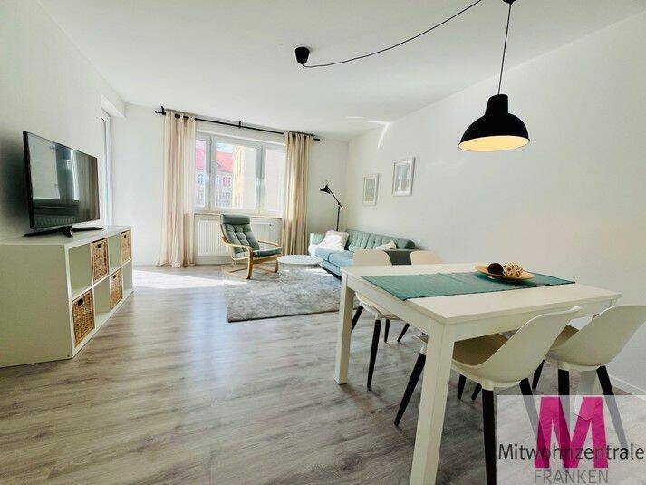 Voll möblierte, modern eingerichtete 3-Zimmer-Wohnung mit Balkon in Schoppershof – Nürnberg – Vorschaubild 3