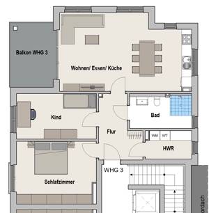 Neubau von 6 Eigentumswohnungen (Wohnung 3) – 59075 Hamm – Vorschaubild 4
