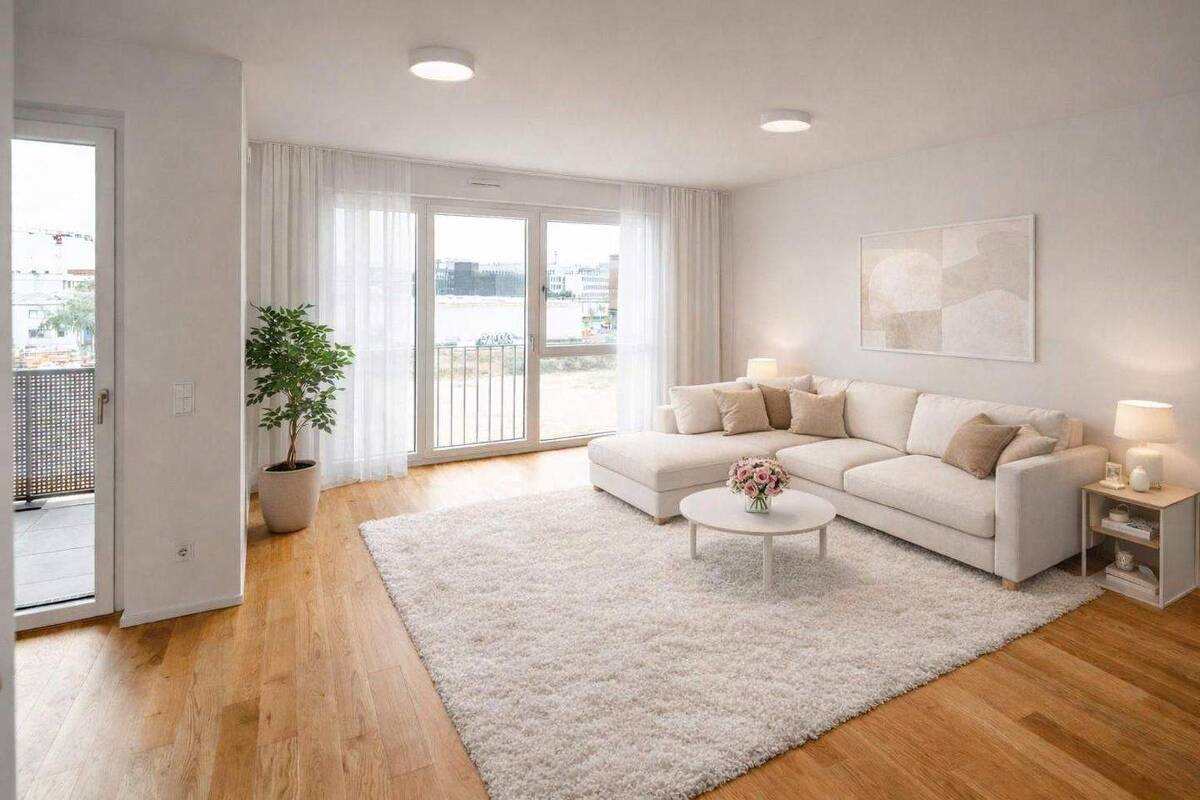 Modernes Wohnen im Penthouse - 3 Zimmer mit Tageslichtbad und Loggia – 40549 Düsseldorf – Bild 1 von 9