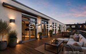 Urban leben, entspannt wohnen - stilvolles City-Penthouse mit Sonnenterrasse in Oldenburg