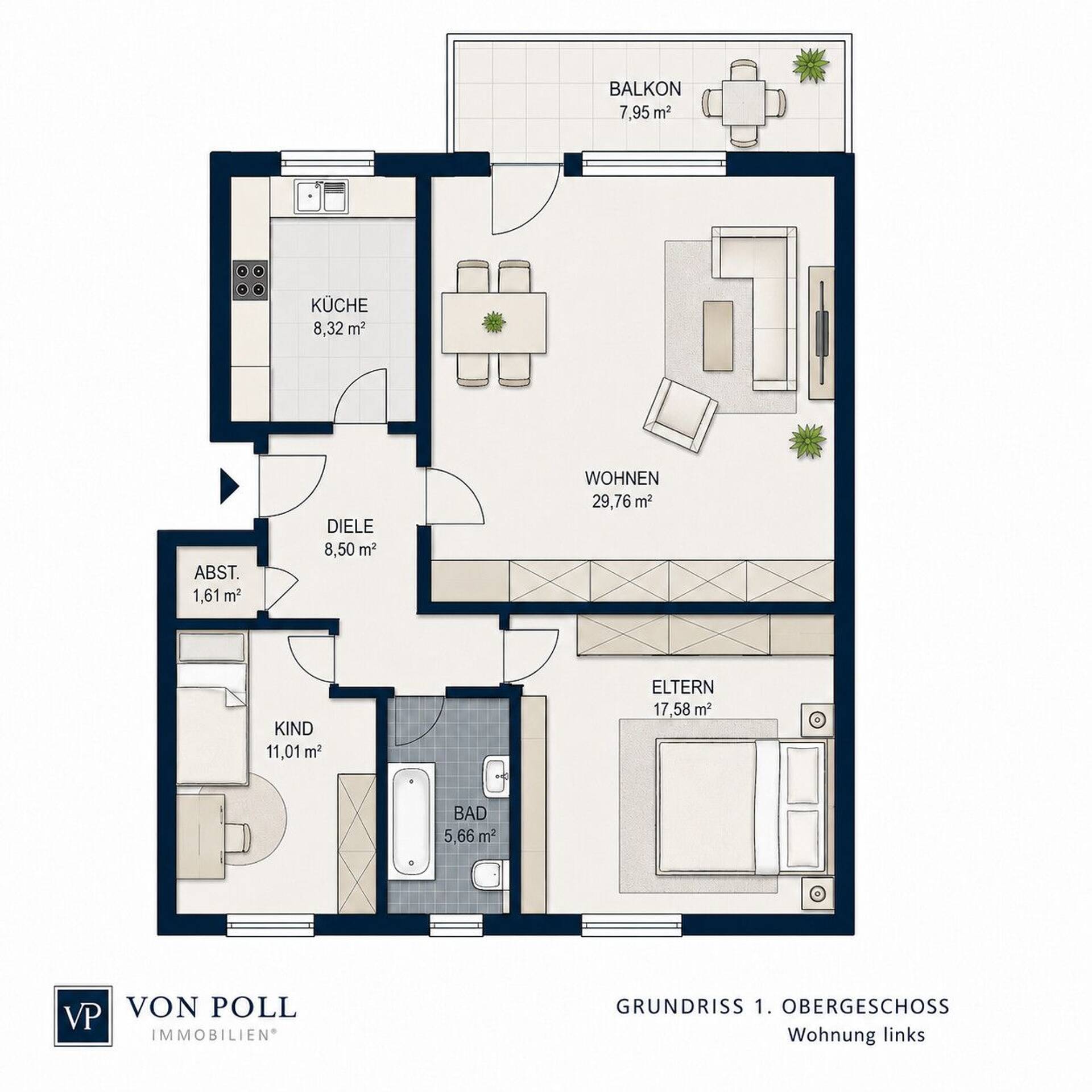 Etagenwohnung in 56170 Bendorf mit 83 m² kaufen