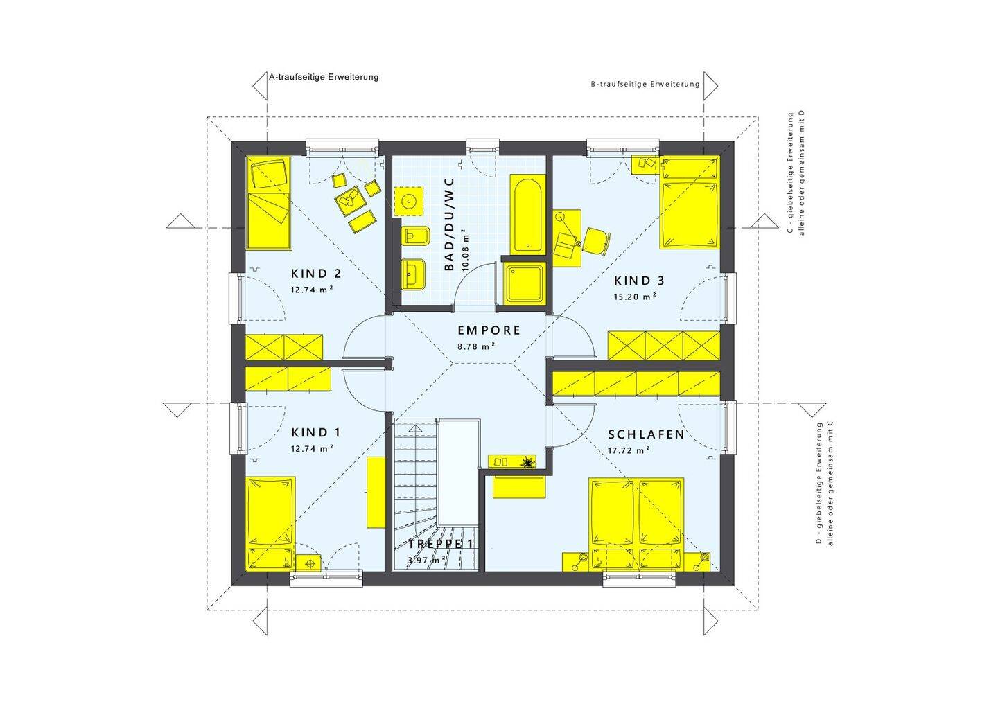 Attraktives modernes Einfamilienhaus auf 165?m² - Bezugsfertig geplant und ganz nach euren Wünschen. – Hildrizhausen – Vorschaubild 5
