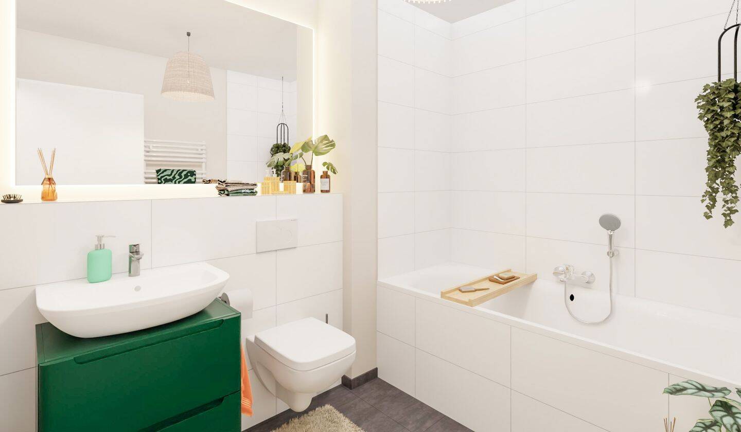 4-Zi.-Wohnung, Südloggia, zwei Bäder - barrierefrei – Düsseldorf – Vorschaubild 7