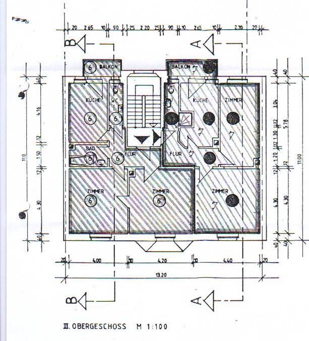 Schoene lichtdurchflutete 2 Zimmer Kueche Bad ETW Altbau – Pforzheim – Vorschaubild 2