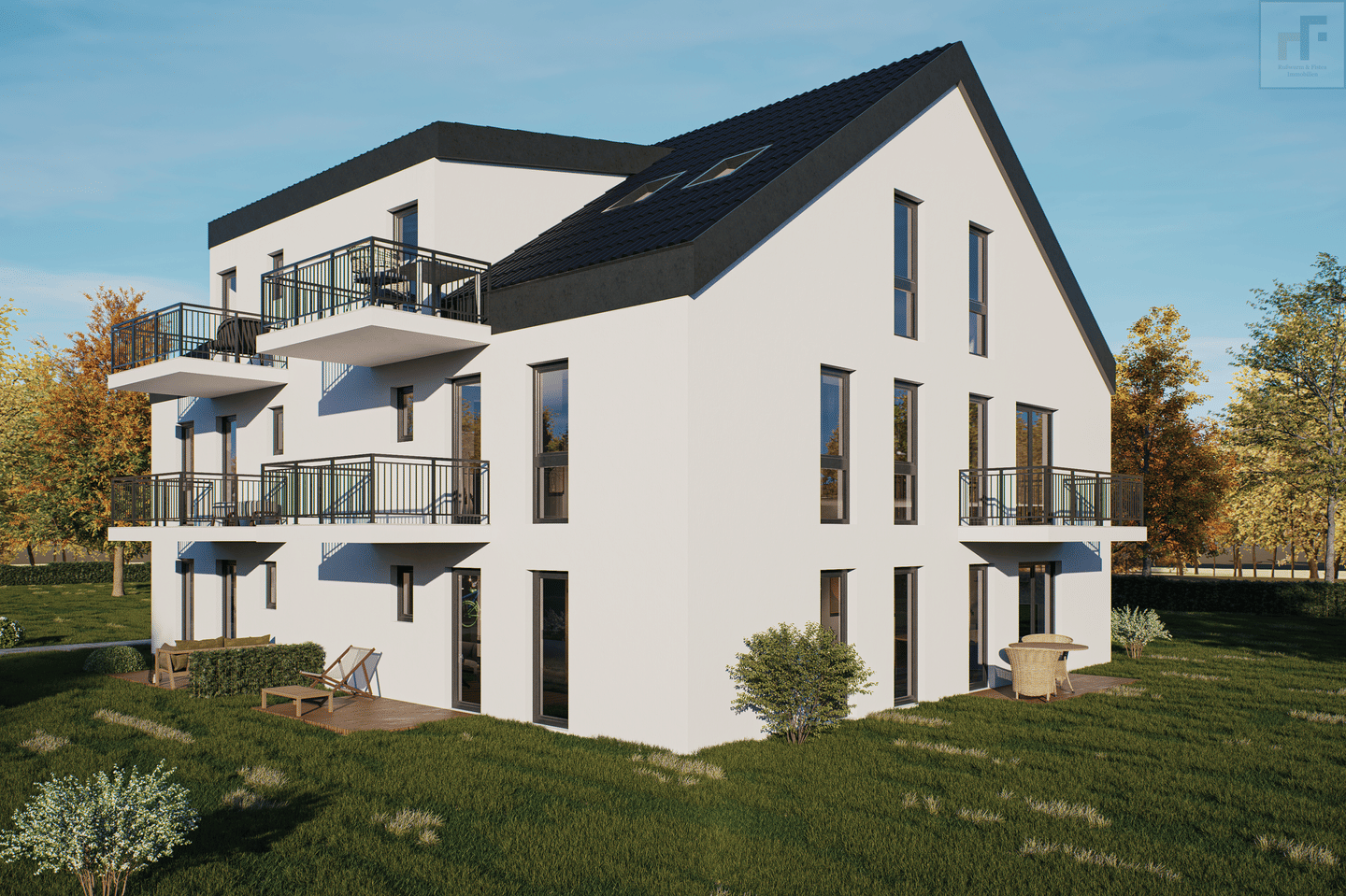 Neubau 1 Zimmer Apartment in Ingolstadt, KfW 40 EH QNG, 10 % Abschreibung - perfekte Kapitalanlage – Ingolstadt – Vorschaubild 3