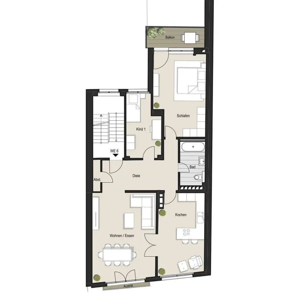 Etagenwohnung in 50674 Köln mit 100 m² kaufen