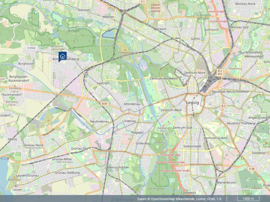 2-Raum | Balkon | Tageslichtbad | TG-Stellplatz | Vermietet – Leipzig – Vorschaubild 5