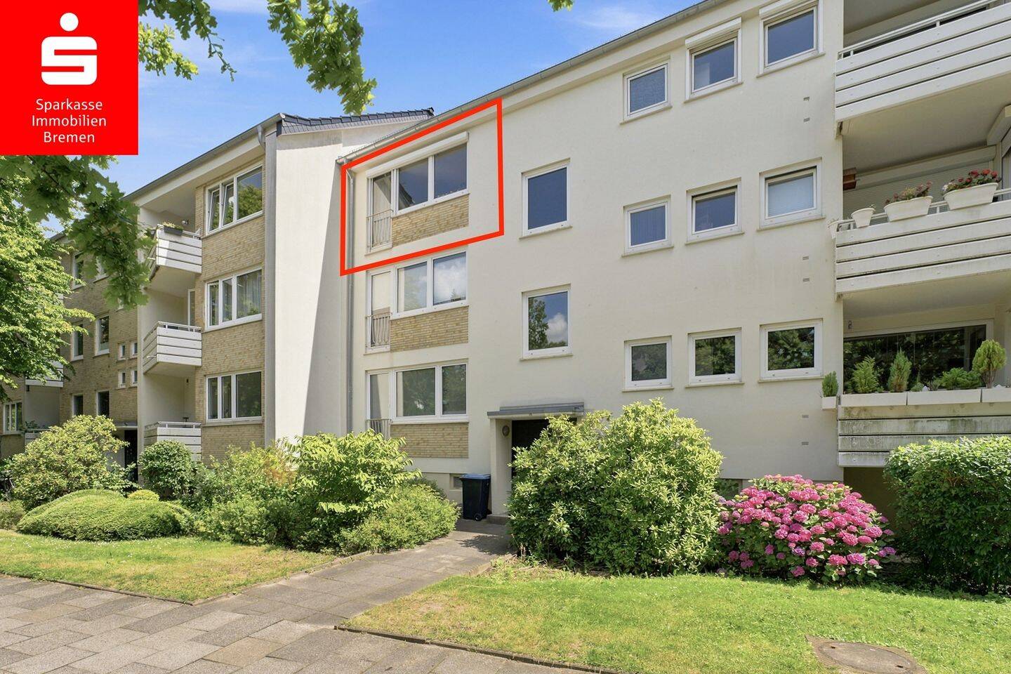 Bremen Schwachhausen: Tolle 2-Zimmer-Eigentumswohnung in gepflegtem Mehrfamilienhaus - frei