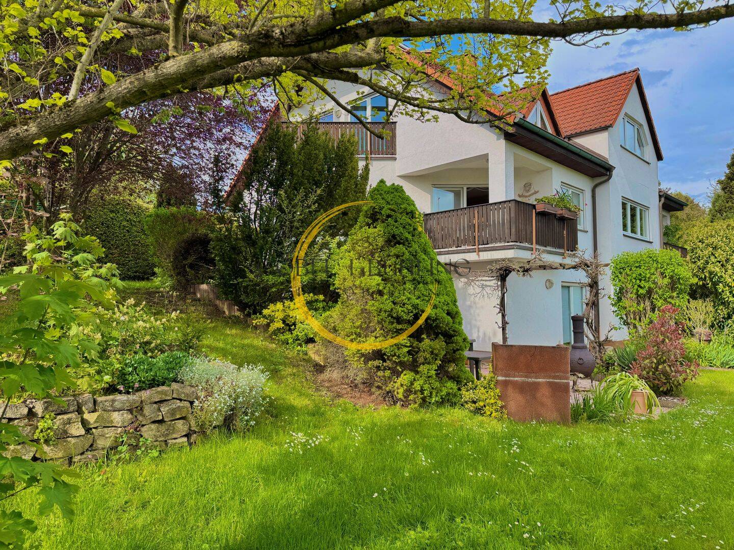 Sonne & Ruhe - Ihr neues Zuhause mit drei Loggien, großzügigem Garten und Privatsphäre am Ferberturm