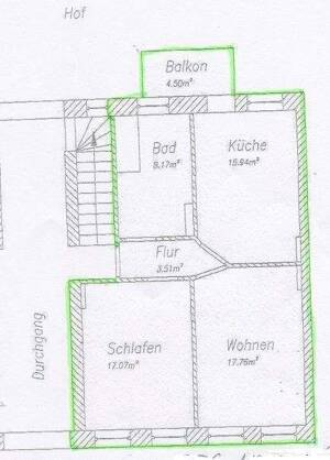 Gemütliche helle 2-Raum Wohnung, mit Wohnküche, Fußbodenheizung und Balkon. – 39122 Magdeburg – Vorschaubild 4