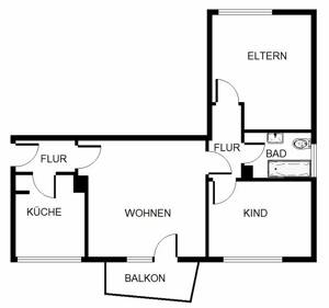 Nette Nachbarn gesucht: 3-Zimmer-Wohnung in Stadtlage – 44795 Bochum – Vorschaubild 9