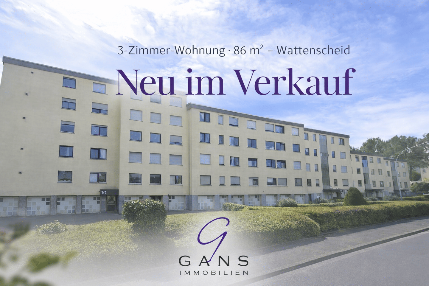 Modernisierte 3 Zimmerwohnung mit Balkon, Sauna und PKW-Stellplatz in Bochum – Bochum – Bild 1 von 9