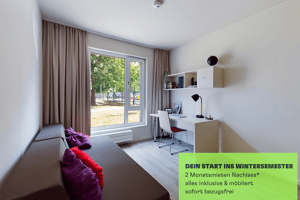 Studentenapartment direkt an der FH Potsdam | möbliert & all inclusive