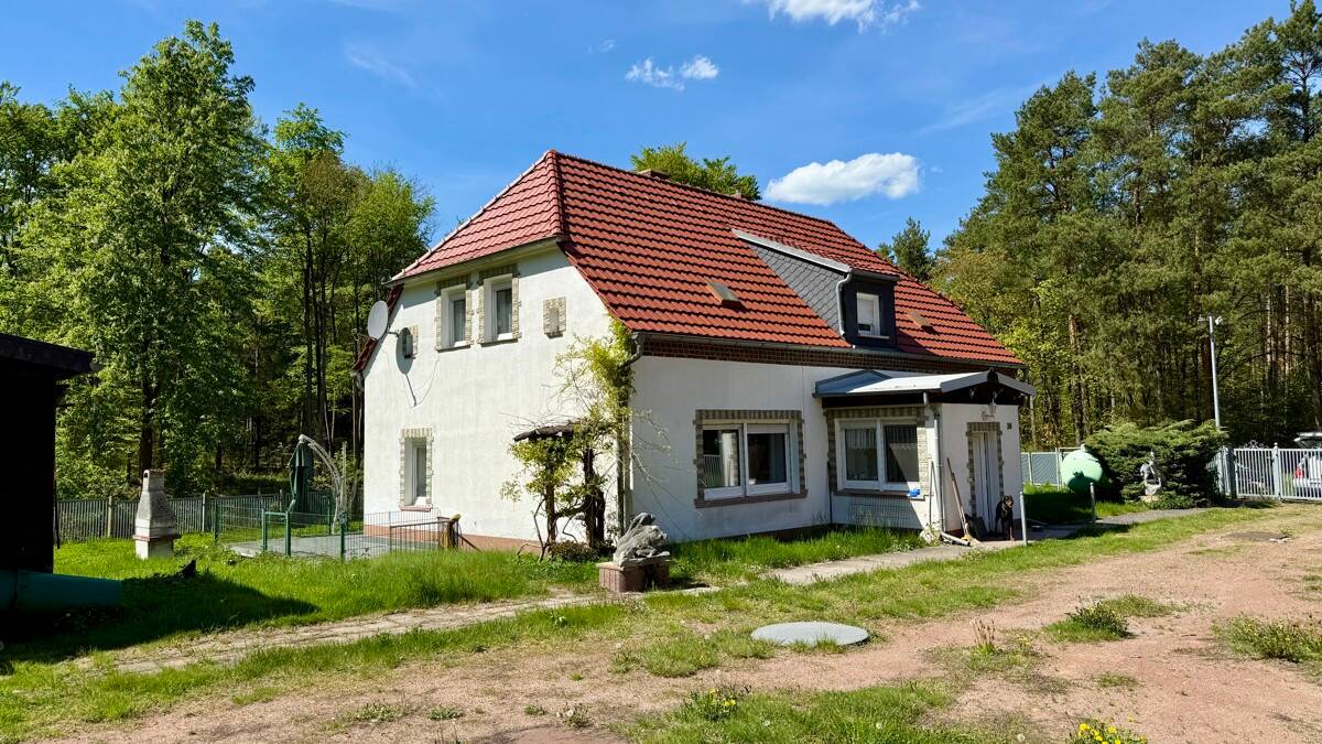 Reserviert|Exklusives Anwesen in Alleinlage - Zwei Wohnhäuser, Scheune & Werkstatt auf 4505 qm – Gräfenhainichen – Bild 1 von 9