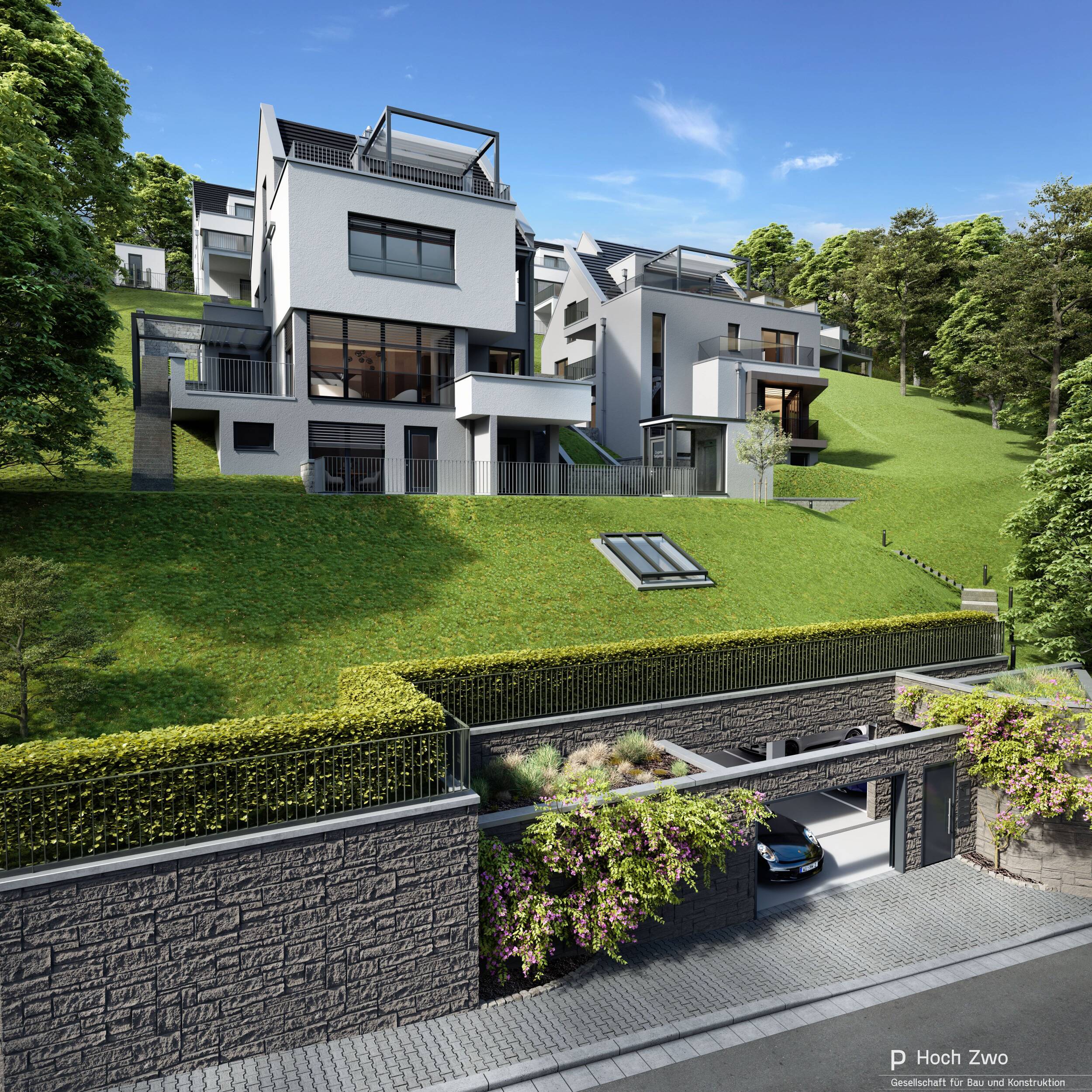 Hermannsblick – Genehmigtes Bauprojekt mit Tiefgarage & unverbaubarem Panoramablick – Wiesbaden – Vorschaubild 2