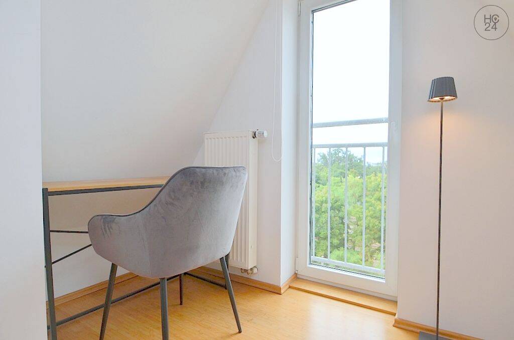 Modern möbliertes 1-Zimmer-Apartment mit WLAN und Balkon in Nähe Nürnberg Dutzendteich – Nürnberg – Vorschaubild 9