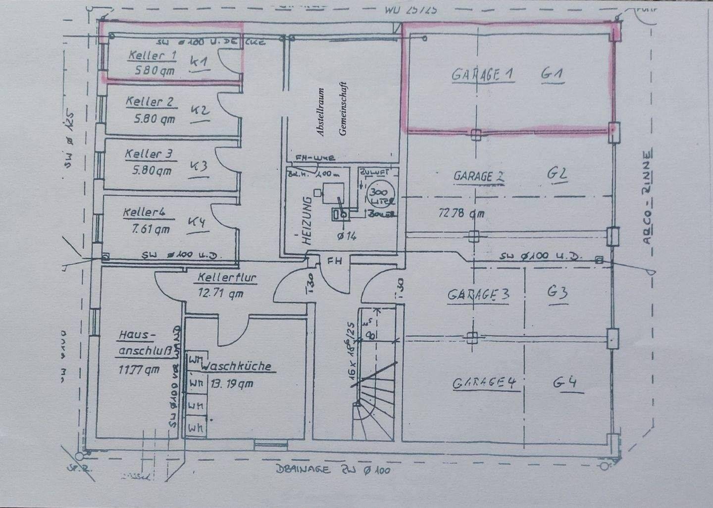 Provisionsfreie 3 Zimmer, Küche, großes Bad, Abstellraum, Terrasse, eingezäunter Garten, Keller, Waschkeller, eigene separate Tiefgarage ! – Berlin – Vorschaubild 8