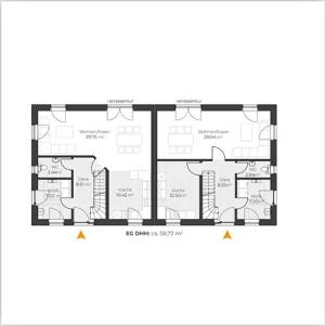 Letzte Einheit: KfW40 NEUBAU Doppelhaushälfte in familienfreundlicher Lage – 22159 Hamburg – Vorschaubild 7