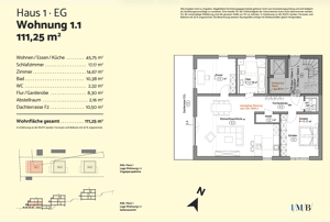 Exklusive 3 Zimmer, Neubau ETW, Würzburg, 111,25 qm, provisionsfrei – 97076 Würzburg – Vorschaubild 5