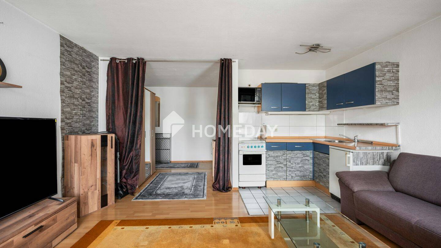 Clever geschnittene Ein-Zimmer-Wohnung mit Balkon und Stellplatz in Heilbronn – Heilbronn – Vorschaubild 2