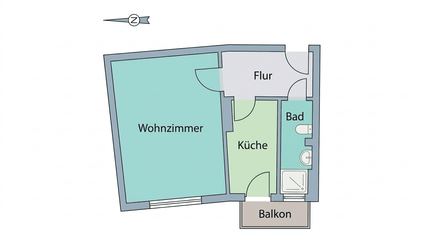 Ihre grüne Stadtoase - ruhig wohnen in sehr zentraler Lage. Ideal zur Eigennutzung oder Kapitalanlage. – Hamburg – Vorschaubild 3