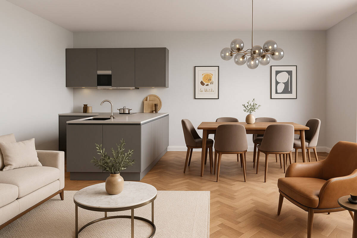 Weißensee: ERSTBEZUG im NEUBAU ab 2026: 4-Zi-Wohnung mit 100 m² und Balkon – Berlin – Vorschaubild 2
