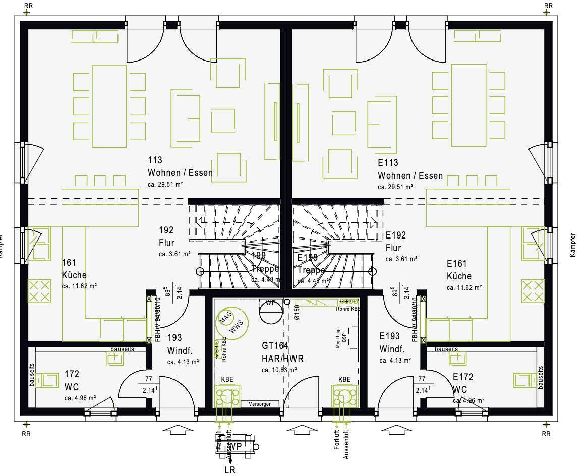 120m² Doppelhaushälfte mit Garten mieten – Mittweida – Vorschaubild 5