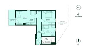 3-Zi.-Wohnung mit 93 m² Gartenanteil und Loggia – 40597 Düsseldorf – Vorschaubild 8