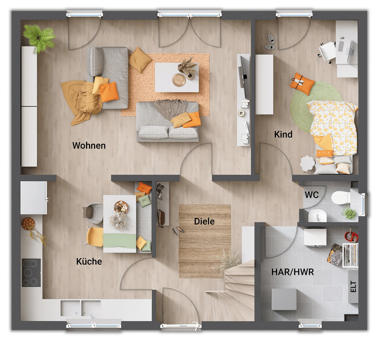 Schwaig: Neubau Einfamilienhaus | Komplettpreis inkl. Grundstück & Baunebenkosten – Schwaig bei Nürnberg – Vorschaubild 8