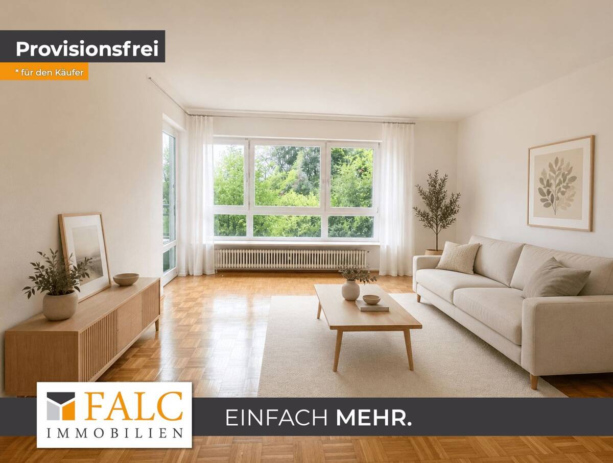 Platz für eigene Ideen: Leerstehende 3-Raum-Wohnung mit Balkon & Garage – 45219 Essen – Bild 1 von 9