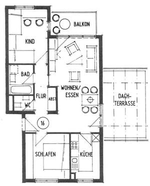 Interessante 3-Zimmer Wohnung mit Balkon und Terrasse! – 1705 Freital – Vorschaubild 4