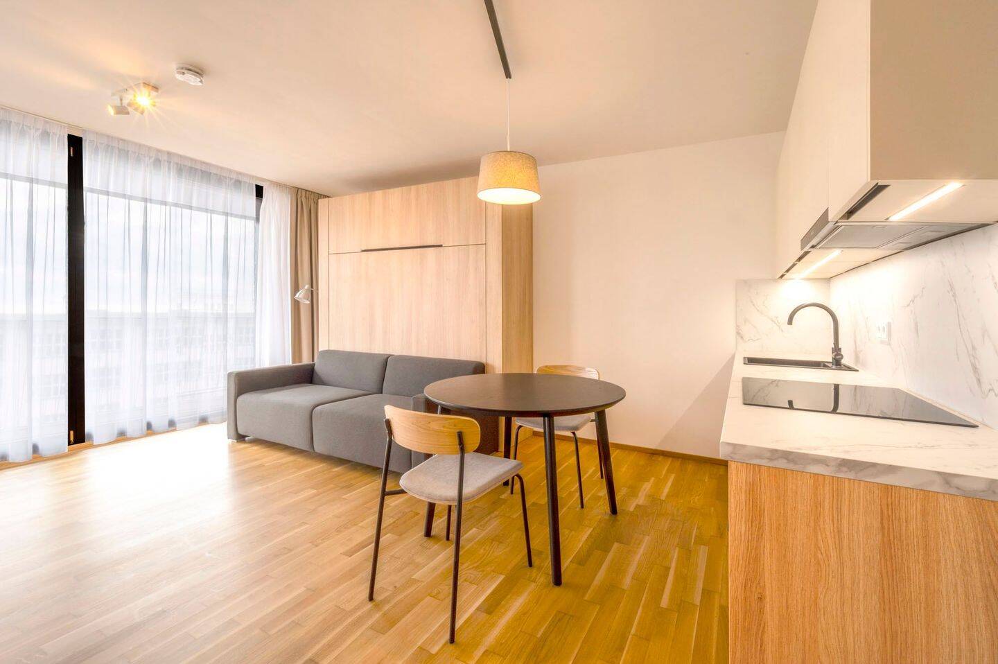 Möblierte Wohnung - 1-Zimmer Wohnung mit Loggia am Elbufer – Marina Garden – Dresden – Vorschaubild 8