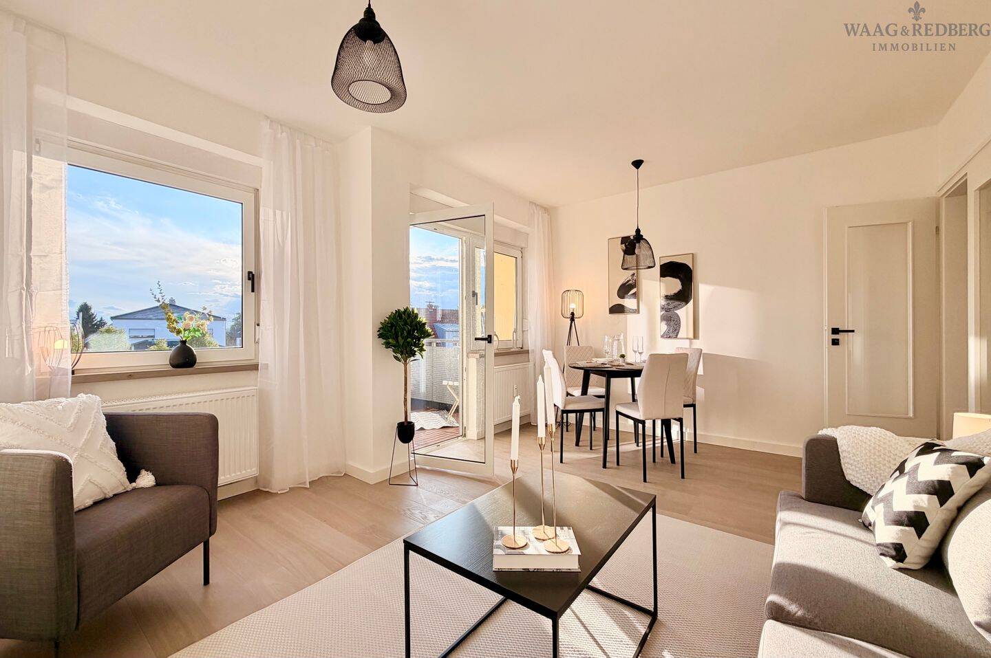 Modern sanierte 3-Zimmer-Wohnung mit großem Balkon! – Schwandorf – Vorschaubild 2