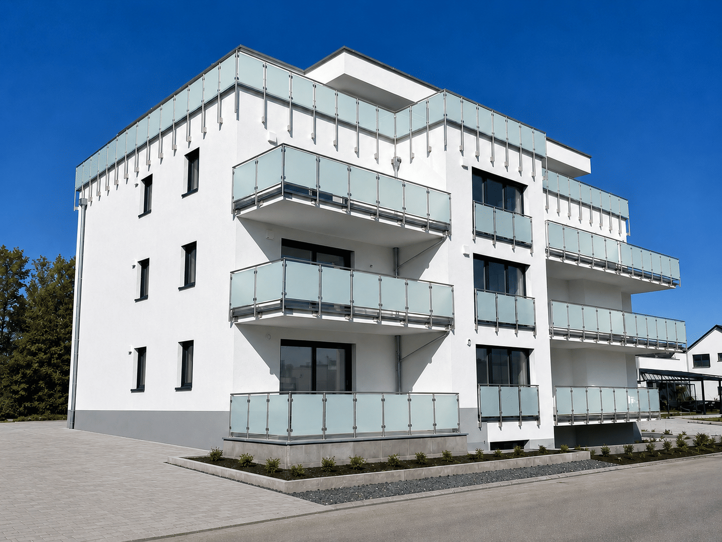 Erstbezug 4 Zimmer Penthouse mit ca. 75 qm in Leutershausen