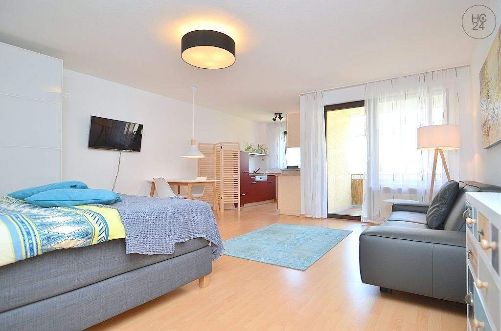 Modern möblierte 1-Zimmer-Wohnung mit WLAN und Balkon in Wöhrd – Nürnberg – Vorschaubild 2